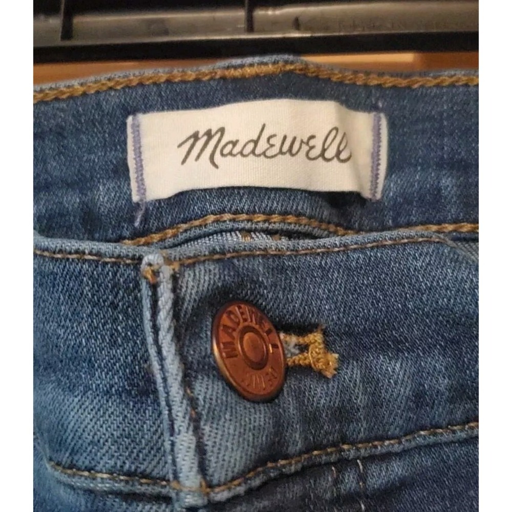 Madewell Kick Out Jeans Women's 32 Denim High Rise 10" Skinny Pant - Picture 5 of 10
